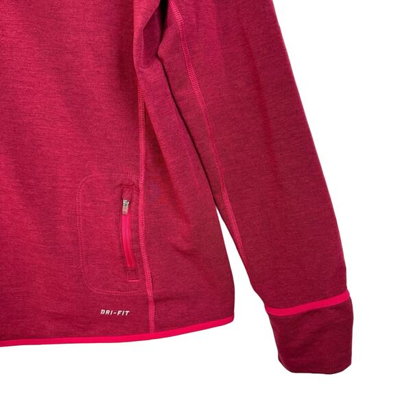 Nike Thermal Brushed Fleece Lined Cowl Neck Pullover Women’s Size Large Dri-Fit - Picture 3 of 10